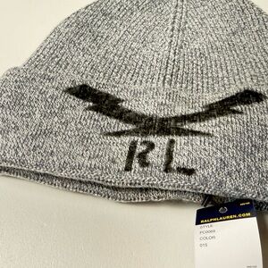 Polo Ralph Lauren 100% Merino Wool Lightning Bolt Hat NWT